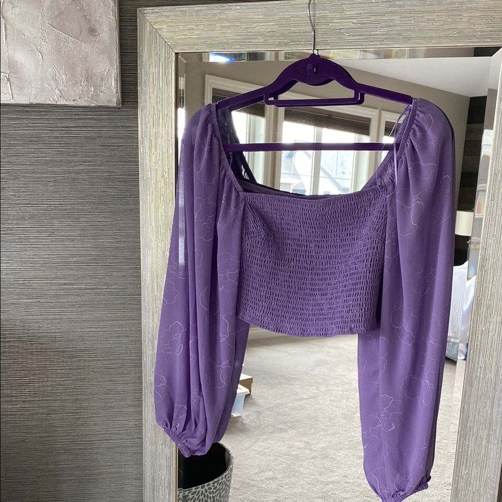 Elegant Purple Women's Top dynamite NWT size small